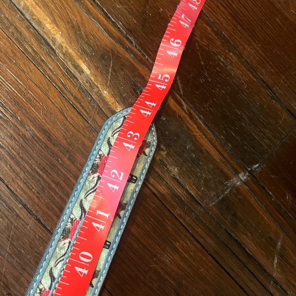 Ariat Crusier Skull belt blue pink removable buckle large - Picture 6 of 9